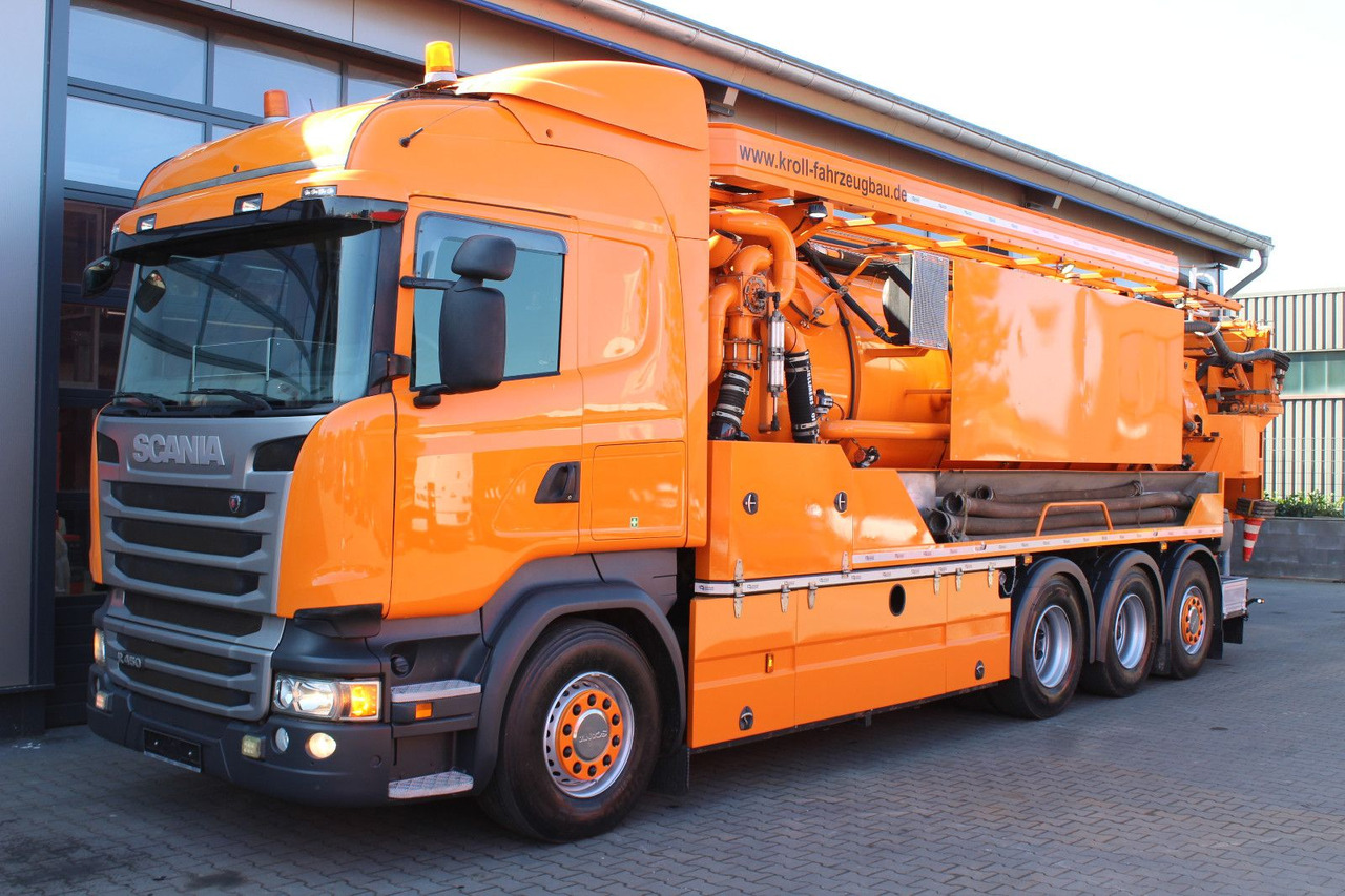 Scania R450 8x4 Kroll 19m³ Wasserrückgewinner Kombi-HD - Fekálne vozidlo: obrázok 4 Scania R450 8x4 Kroll 19m³ Wasserrückgewinner Kombi-HD - Fekálne vozidlo: obrázok 4