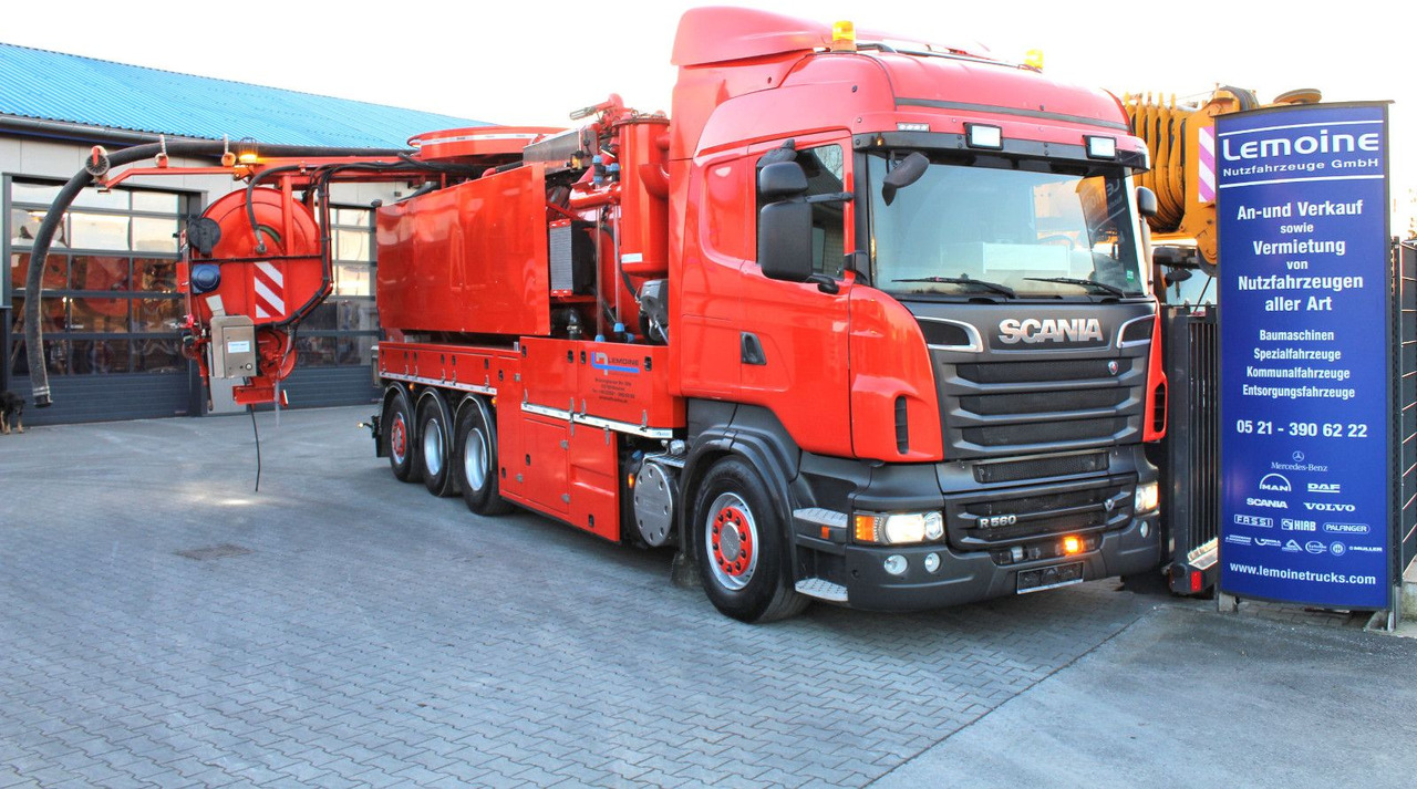 Scania R560 V8 8x4 Kroll 20m³ WRG 2x HD-Pumpe 620 Liter - Fekálne vozidlo: obrázok 1 Scania R560 V8 8x4 Kroll 20m³ WRG 2x HD-Pumpe 620 Liter - Fekálne vozidlo: obrázok 1