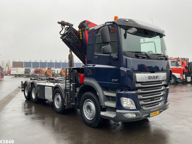DAF FAD CF 530 8x4 Euro 6 Palfinger 33 Tonmeter laadkraan - Hákový nosič kontajnerov, Auto s hydraulickou rukou: obrázok 3 DAF FAD CF 530 8x4 Euro 6 Palfinger 33 Tonmeter laadkraan - Hákový nosič kontajnerov, Auto s hydraulickou rukou: obrázok 3