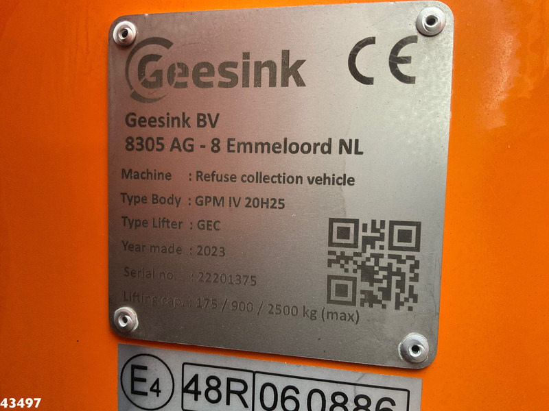 Auto na odvoz odpadu DAF FAG XD 340 Geesink 20m³: obrázok 16