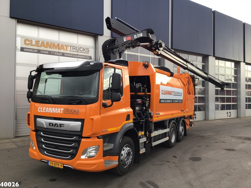DAF FAN CF 340 Hiab 21 Tonmeter laadkraan - Auto na odvoz odpadu: obrázok 1 DAF FAN CF 340 Hiab 21 Tonmeter laadkraan - Auto na odvoz odpadu: obrázok 1