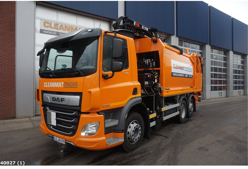 DAF FAN CF 340 Hiab 21 ton/meter laadkraan - Auto na odvoz odpadu: obrázok 1 DAF FAN CF 340 Hiab 21 ton/meter laadkraan - Auto na odvoz odpadu: obrázok 1