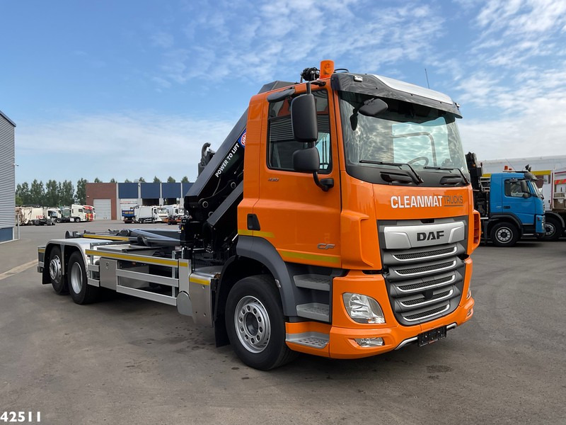 DAF FAN CF 430 HMF 23 Tonmeter laadkraan - Hákový nosič kontajnerov, Auto s hydraulickou rukou: obrázok 3 DAF FAN CF 430 HMF 23 Tonmeter laadkraan - Hákový nosič kontajnerov, Auto s hydraulickou rukou: obrázok 3