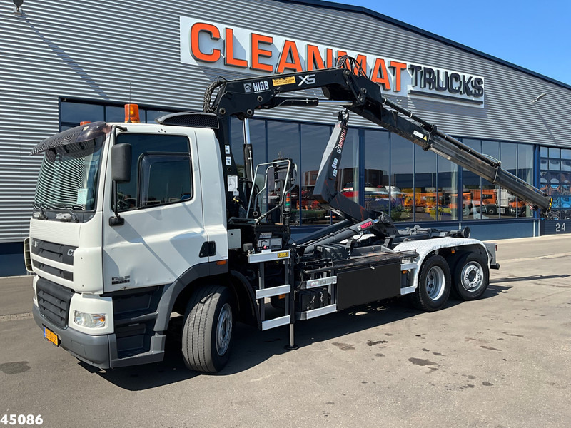 DAF FAS 85 CF 340 Manual Hiab 12 Tonmeter laadkraan - Hákový nosič kontajnerov, Auto s hydraulickou rukou: obrázok 1 DAF FAS 85 CF 340 Manual Hiab 12 Tonmeter laadkraan - Hákový nosič kontajnerov, Auto s hydraulickou rukou: obrázok 1