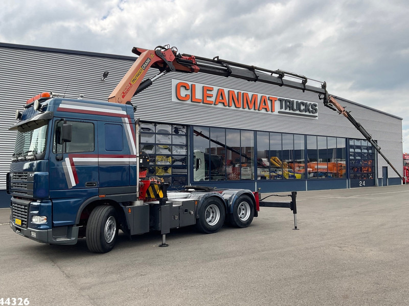 DAF FTS 95 XF 480 Manual Palfinger 36 Tonmeter laadkraan + Fly-Jib - Auto s hydraulickou rukou: obrázok 1 DAF FTS 95 XF 480 Manual Palfinger 36 Tonmeter laadkraan + Fly-Jib - Auto s hydraulickou rukou: obrázok 1