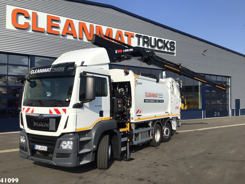 MAN TGS 26.360 Hiab 23 ton/meter laadkraan - Auto na odvoz odpadu: obrázok 1 MAN TGS 26.360 Hiab 23 ton/meter laadkraan - Auto na odvoz odpadu: obrázok 1