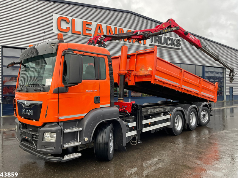 MAN TGS 35.400 8x4 Euro 6 Palfinger 17 Tonmeter Z-kraan - Sklápač, Auto s hydraulickou rukou: obrázok 1 MAN TGS 35.400 8x4 Euro 6 Palfinger 17 Tonmeter Z-kraan - Sklápač, Auto s hydraulickou rukou: obrázok 1