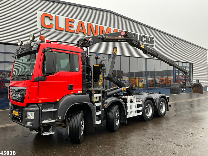 MAN TGS 35.400 8x6 Euro 6 HMF 16 Tonmeter Z-kraan - Hákový nosič kontajnerov, Auto s hydraulickou rukou: obrázok 1 MAN TGS 35.400 8x6 Euro 6 HMF 16 Tonmeter Z-kraan - Hákový nosič kontajnerov, Auto s hydraulickou rukou: obrázok 1