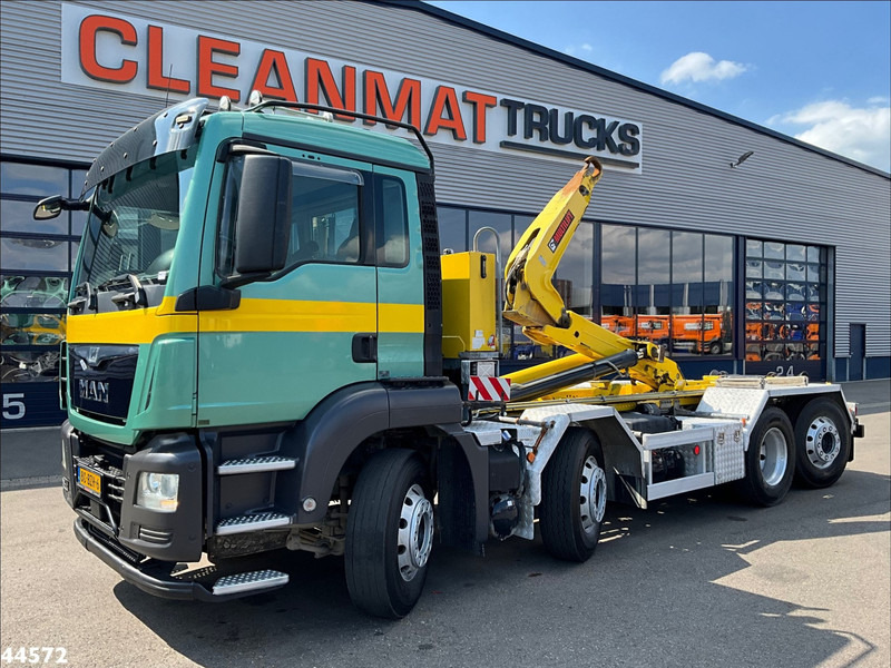 MAN TGS 35.440 8x2 Euro 6 Multilift 26 Ton haakarmsysteem - Hákový nosič kontajnerov: obrázok 1 MAN TGS 35.440 8x2 Euro 6 Multilift 26 Ton haakarmsysteem - Hákový nosič kontajnerov: obrázok 1
