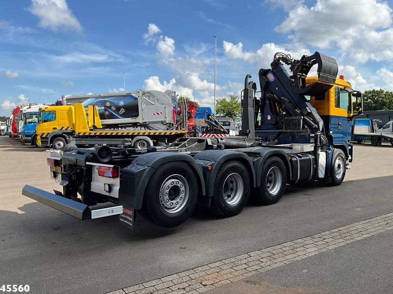 MAN TGS 35.440 8x4 HMF 16 Tonmeter Z-kraan - Hákový nosič kontajnerov, Auto s hydraulickou rukou: obrázok 4 MAN TGS 35.440 8x4 HMF 16 Tonmeter Z-kraan - Hákový nosič kontajnerov, Auto s hydraulickou rukou: obrázok 4