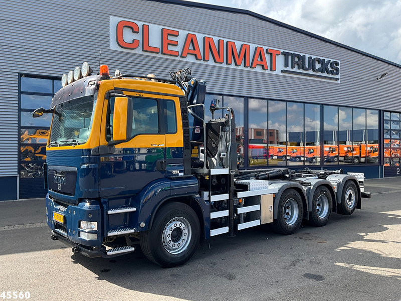 Hákový nosič kontajnerov, Auto s hydraulickou rukou MAN TGS 35.440 8x4 HMF 16 Tonmeter Z-kraan: obrázok 6 Hákový nosič kontajnerov, Auto s hydraulickou rukou MAN TGS 35.440 8x4 HMF 16 Tonmeter Z-kraan: obrázok 6