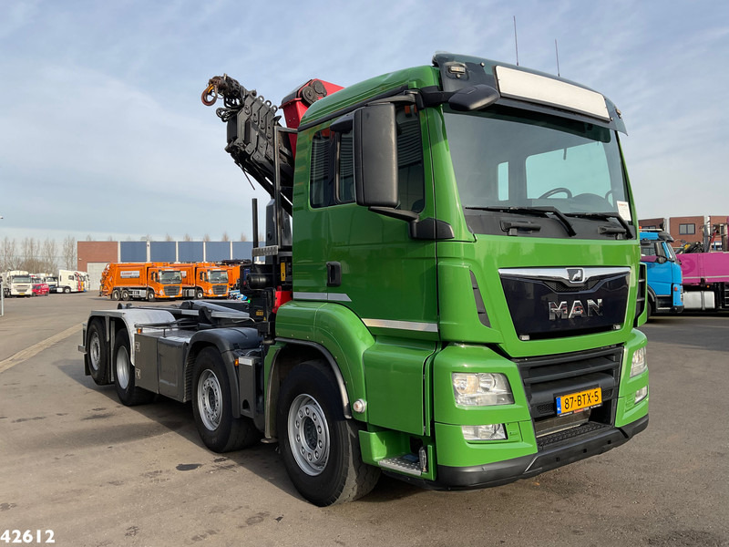 MAN TGS 35.460 8x2 Euro 6 HMF 26 Tonmeter laadkraan - Hákový nosič kontajnerov, Auto s hydraulickou rukou: obrázok 3 MAN TGS 35.460 8x2 Euro 6 HMF 26 Tonmeter laadkraan - Hákový nosič kontajnerov, Auto s hydraulickou rukou: obrázok 3