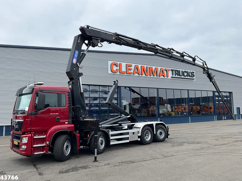 MAN TGS 35.480 8x4H Euro 6 HMF 40 Tonmeter laadkraan + Fly-Jib - Hákový nosič kontajnerov, Auto s hydraulickou rukou: obrázok 1 MAN TGS 35.480 8x4H Euro 6 HMF 40 Tonmeter laadkraan + Fly-Jib - Hákový nosič kontajnerov, Auto s hydraulickou rukou: obrázok 1