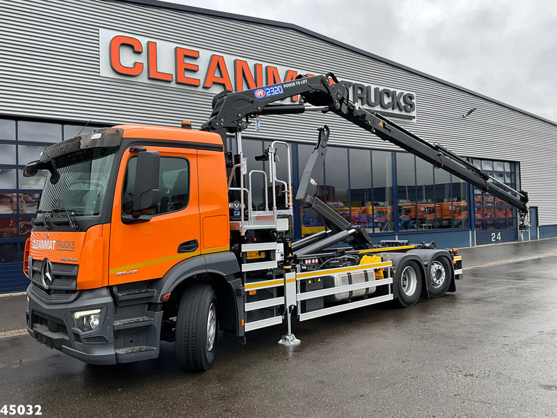 Mercedes-Benz ACTROS 2543 HMF 23 Tonmeter laadkraan - Hákový nosič kontajnerov: obrázok 1 Mercedes-Benz ACTROS 2543 HMF 23 Tonmeter laadkraan - Hákový nosič kontajnerov: obrázok 1