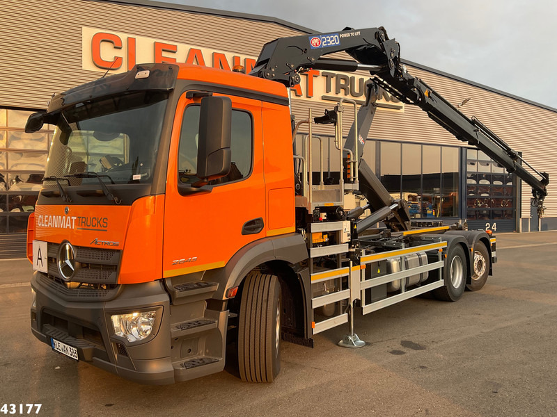 Mercedes-Benz Actros 2643 Euro 6 HMF 23 Tonmeter laadkraan - Hákový nosič kontajnerov, Auto s hydraulickou rukou: obrázok 1 Mercedes-Benz Actros 2643 Euro 6 HMF 23 Tonmeter laadkraan - Hákový nosič kontajnerov, Auto s hydraulickou rukou: obrázok 1