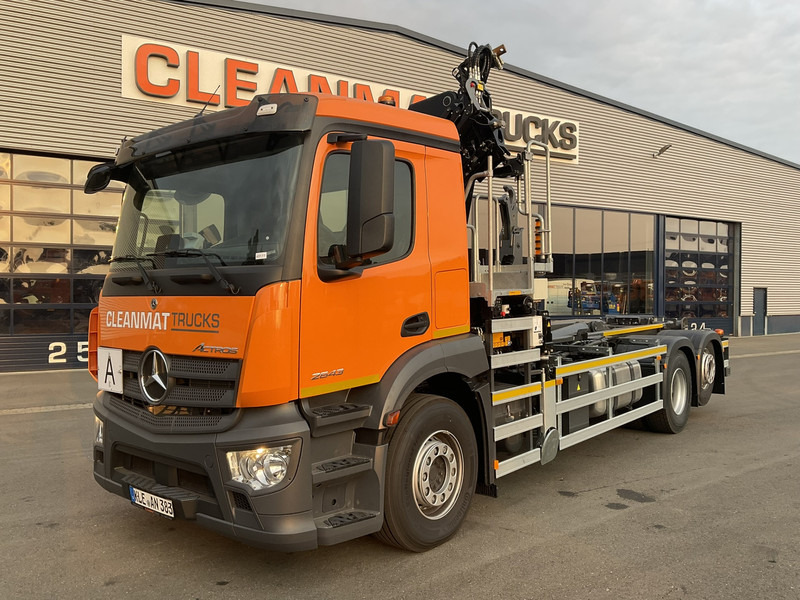 Mercedes-Benz Actros 2643 Euro 6 HMF 23 Tonmeter laadkraan - Hákový nosič kontajnerov, Auto s hydraulickou rukou: obrázok 2 Mercedes-Benz Actros 2643 Euro 6 HMF 23 Tonmeter laadkraan - Hákový nosič kontajnerov, Auto s hydraulickou rukou: obrázok 2