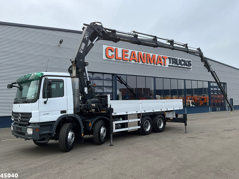 Mercedes-Benz Actros 4141 8x4 manual Hiab 32 Tonmeter laadkraan + Fly-jib - Auto s hydraulickou rukou: obrázok 1 Mercedes-Benz Actros 4141 8x4 manual Hiab 32 Tonmeter laadkraan + Fly-jib - Auto s hydraulickou rukou: obrázok 1
