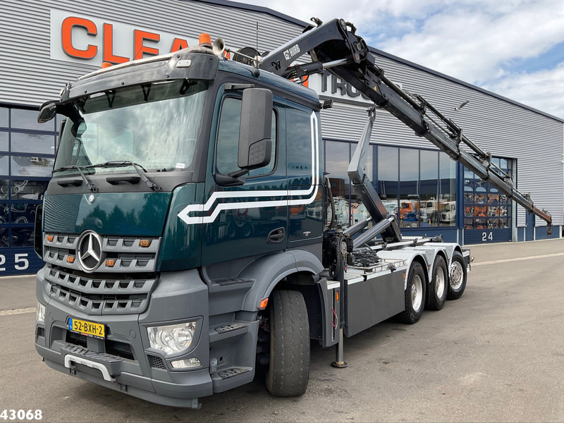 Mercedes-Benz Arocs 3251 8x4 Euro 6 Hiab 28 Tonmeter laadkraan - Hákový nosič kontajnerov, Auto s hydraulickou rukou: obrázok 1 Mercedes-Benz Arocs 3251 8x4 Euro 6 Hiab 28 Tonmeter laadkraan - Hákový nosič kontajnerov, Auto s hydraulickou rukou: obrázok 1