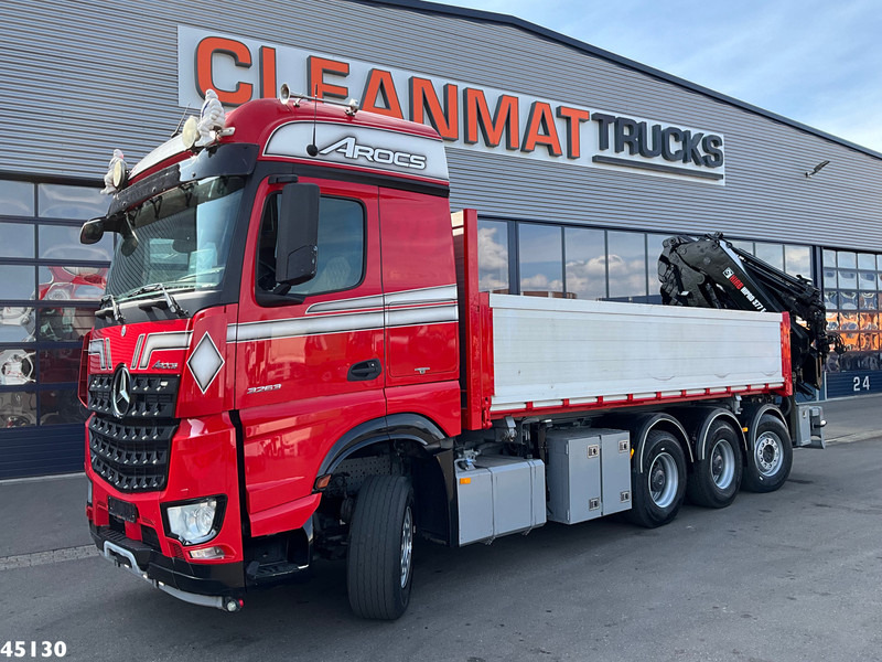 Mercedes-Benz Arocs 3263 8x4 Hiab 37 Tonmeter laadkraan + Fly-Jib - Sklápač, Auto s hydraulickou rukou: obrázok 3 Mercedes-Benz Arocs 3263 8x4 Hiab 37 Tonmeter laadkraan + Fly-Jib - Sklápač, Auto s hydraulickou rukou: obrázok 3