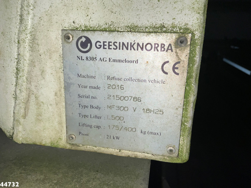 Auto na odvoz odpadu Mercedes-Benz Econic 2630 Euro 6 CNG Norba MF 300 18m³ 2 compartimenten just 137.620 km!: obrázok 17