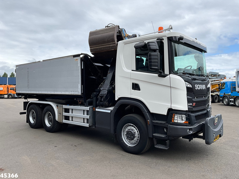 Scania G 410 6x6 Euro 6 Palfinger 17 Tonmeter Z-kraan - Sklápač, Auto s hydraulickou rukou: obrázok 5 Scania G 410 6x6 Euro 6 Palfinger 17 Tonmeter Z-kraan - Sklápač, Auto s hydraulickou rukou: obrázok 5