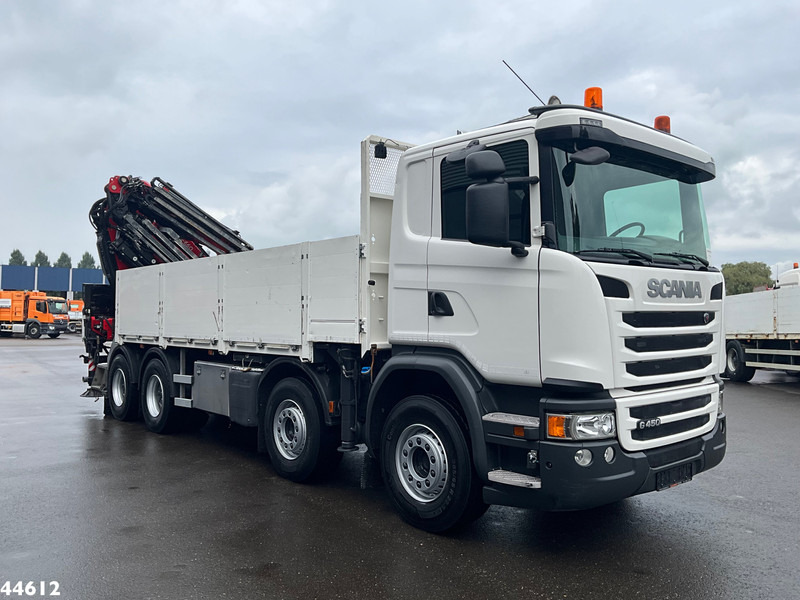 Scania G 450 8x4 Euro 6 Fassi 66 Tonmeter laadkraan + Fly-jib Just 176.555 Km! - Auto s hydraulickou rukou: obrázok 4 Scania G 450 8x4 Euro 6 Fassi 66 Tonmeter laadkraan + Fly-jib Just 176.555 Km! - Auto s hydraulickou rukou: obrázok 4