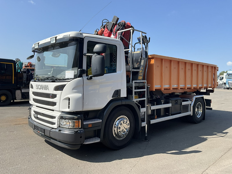 Scania P 320 HMF 12 Tonmeter Z-kraan + Kipper 11m³ - Sklápač, Auto s hydraulickou rukou: obrázok 3 Scania P 320 HMF 12 Tonmeter Z-kraan + Kipper 11m³ - Sklápač, Auto s hydraulickou rukou: obrázok 3