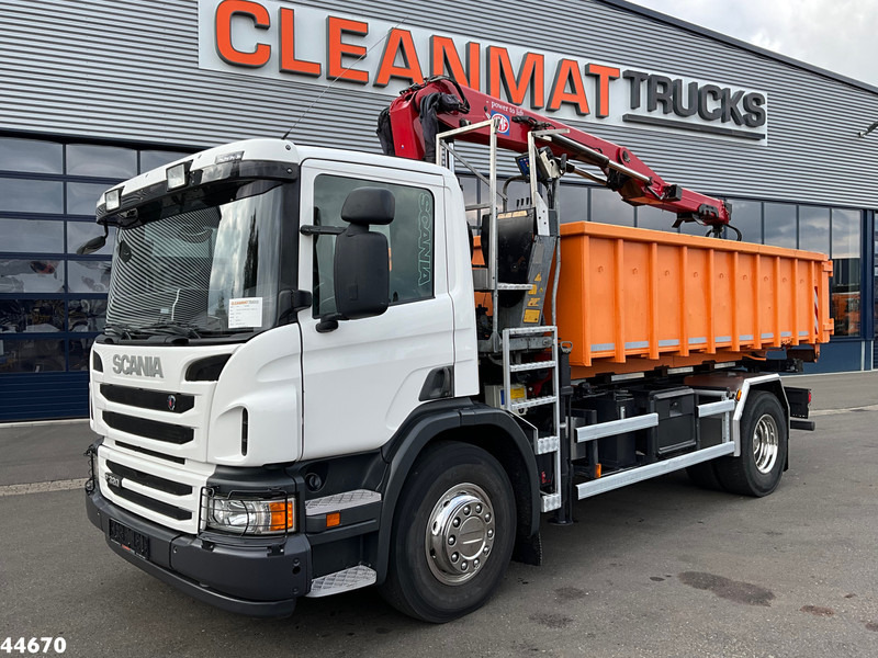 Scania P 320 HMF 12 Tonmeter Z-kraan + Kipper 11m³ - Sklápač, Auto s hydraulickou rukou: obrázok 2 Scania P 320 HMF 12 Tonmeter Z-kraan + Kipper 11m³ - Sklápač, Auto s hydraulickou rukou: obrázok 2