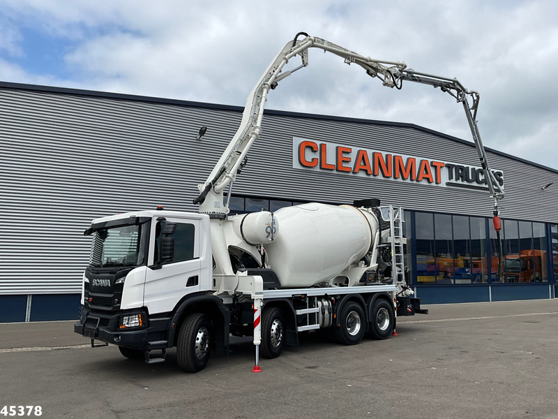 Scania P 450 XT 8x4 Euro 6 Retarder CIFA 7m³ Mixer + Pumi Pump 25 m³ NEW AND UNUSED! - Autočerpadlo: obrázok 1 Scania P 450 XT 8x4 Euro 6 Retarder CIFA 7m³ Mixer + Pumi Pump 25 m³ NEW AND UNUSED! - Autočerpadlo: obrázok 1