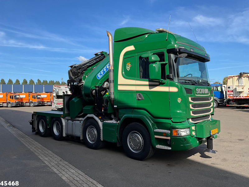 Scania R 490 8x4 Euro 6 Effer 140 Tonmeter laadkraan + Fly-Jib Just 283.508 km - Auto s hydraulickou rukou: obrázok 5 Scania R 490 8x4 Euro 6 Effer 140 Tonmeter laadkraan + Fly-Jib Just 283.508 km - Auto s hydraulickou rukou: obrázok 5