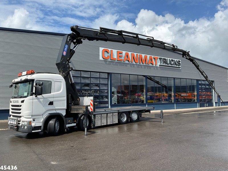 Scania R490 8x2 Euro 6 Retarder HMF 85 Tonmeter laadkraan + Fly-jib - Auto s hydraulickou rukou: obrázok 1 Scania R490 8x2 Euro 6 Retarder HMF 85 Tonmeter laadkraan + Fly-jib - Auto s hydraulickou rukou: obrázok 1