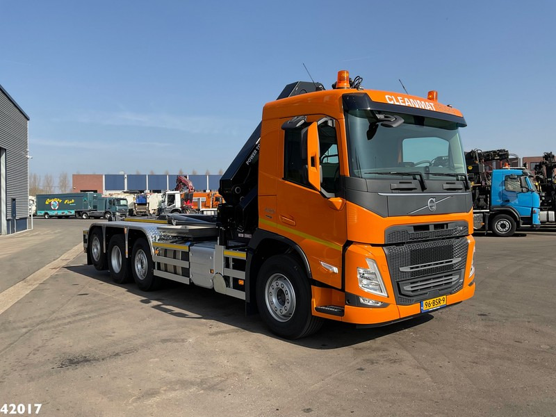 Volvo FM 420 8x2 HMF 28 Tonmeter laadkraan - Hákový nosič kontajnerov, Auto s hydraulickou rukou: obrázok 5 Volvo FM 420 8x2 HMF 28 Tonmeter laadkraan - Hákový nosič kontajnerov, Auto s hydraulickou rukou: obrázok 5