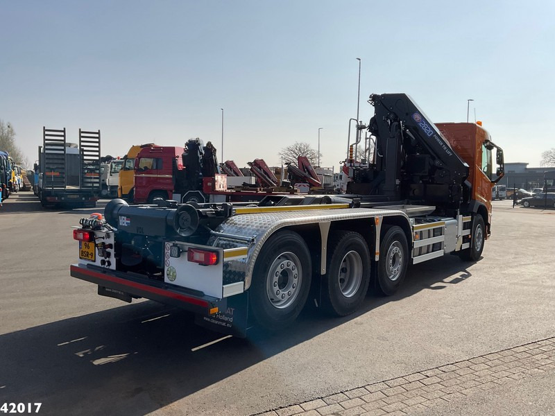 Volvo FM 420 8x2 HMF 28 Tonmeter laadkraan - Hákový nosič kontajnerov, Auto s hydraulickou rukou: obrázok 4 Volvo FM 420 8x2 HMF 28 Tonmeter laadkraan - Hákový nosič kontajnerov, Auto s hydraulickou rukou: obrázok 4