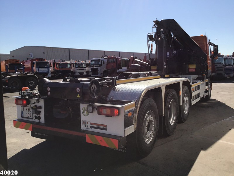 Volvo FM 420 8x2 HMF 28 ton/meter laadkraan Welvaarts weighing system - Hákový nosič kontajnerov, Auto s hydraulickou rukou: obrázok 4 Volvo FM 420 8x2 HMF 28 ton/meter laadkraan Welvaarts weighing system - Hákový nosič kontajnerov, Auto s hydraulickou rukou: obrázok 4