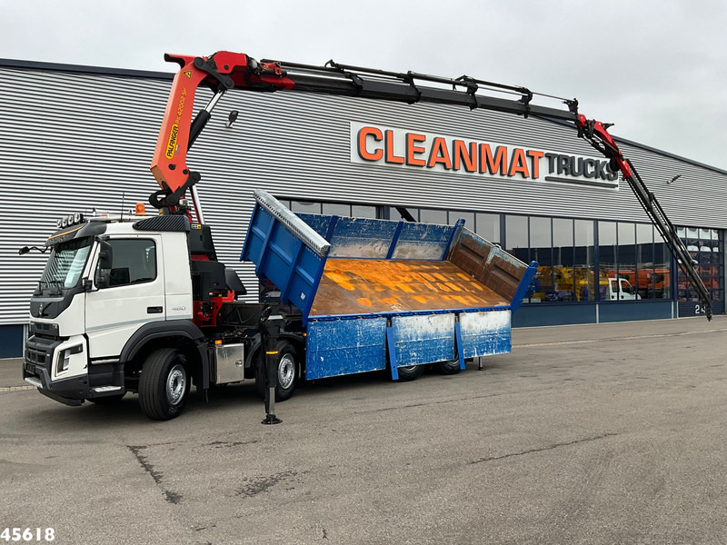 Volvo FMX 460 8x4 Euro 6 Palfinger 42 Tonmeter laadkraan + Fly-Jib! - Sklápač, Auto s hydraulickou rukou: obrázok 1 Volvo FMX 460 8x4 Euro 6 Palfinger 42 Tonmeter laadkraan + Fly-Jib! - Sklápač, Auto s hydraulickou rukou: obrázok 1