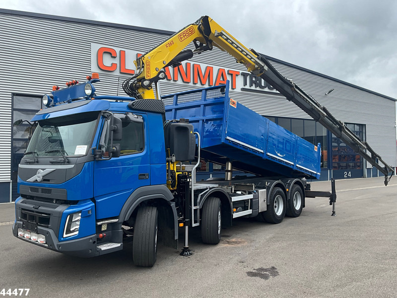 Volvo FMX 540 8x4 Euro 6 Fassi 36 Tonmeter laadkraan - Sklápač, Auto s hydraulickou rukou: obrázok 1 Volvo FMX 540 8x4 Euro 6 Fassi 36 Tonmeter laadkraan - Sklápač, Auto s hydraulickou rukou: obrázok 1