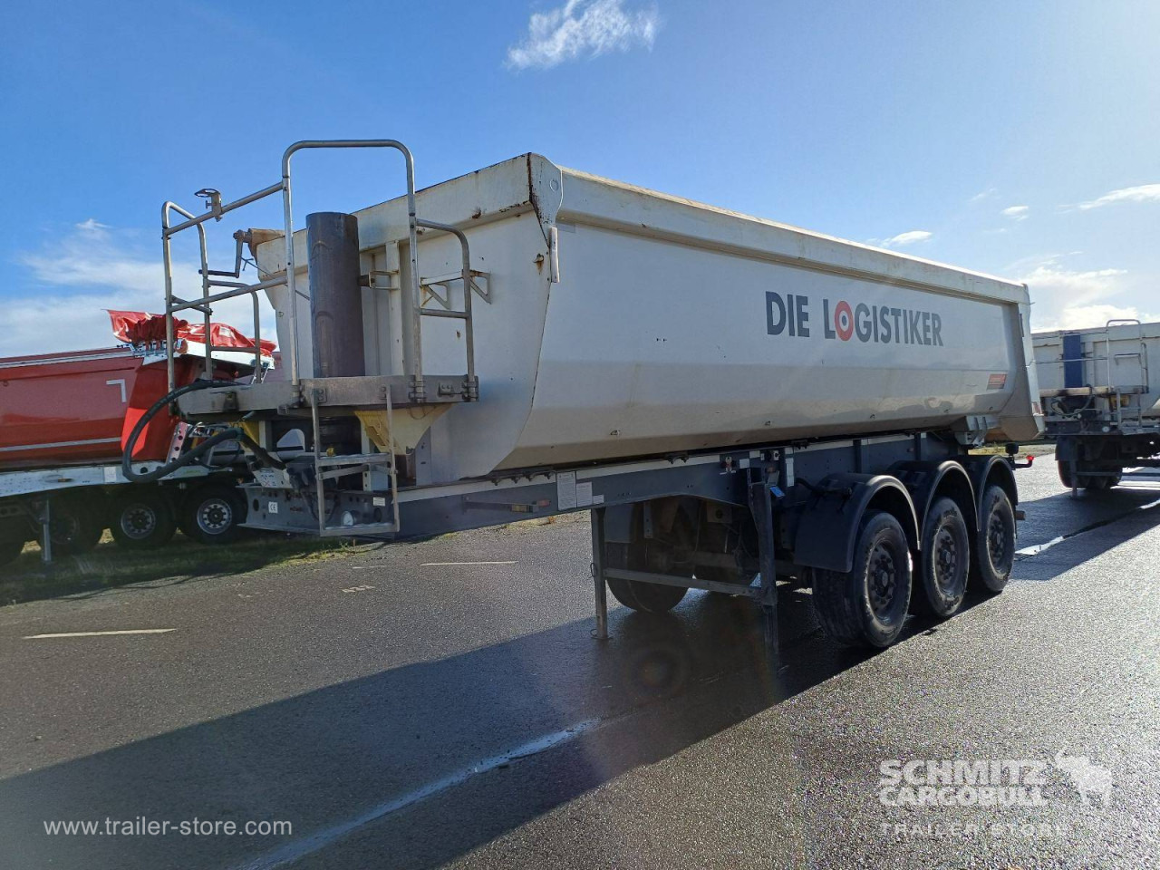 Náves sklápěcí LANGENDORF Auflieger Kipper Stahlrundmulde 24m³: obrázok 7