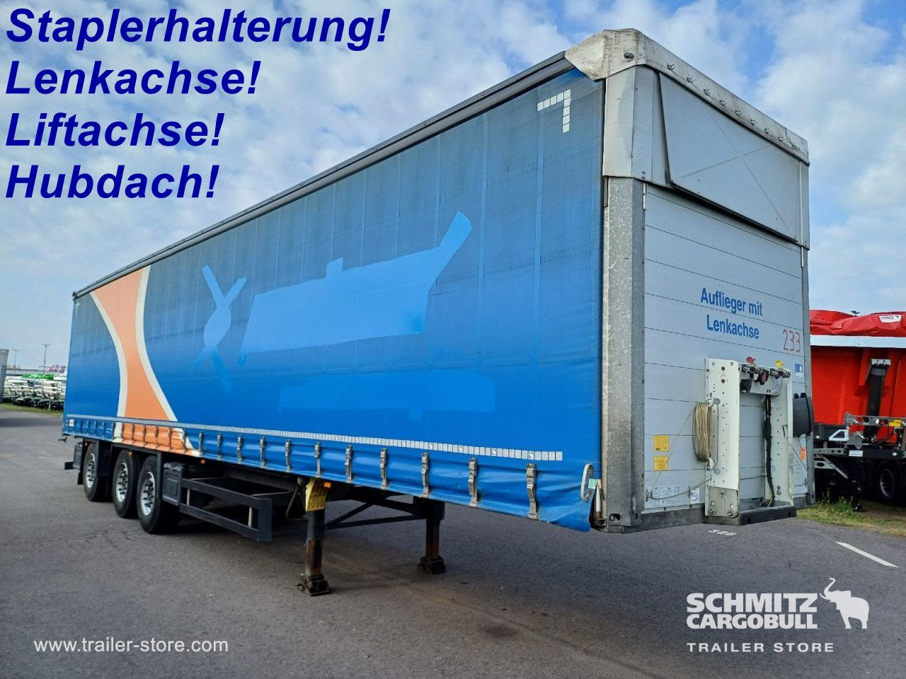 SCHMITZ Auflieger Curtainsider Standard Forklift holder - Plachtový náves: obrázok 1 SCHMITZ Auflieger Curtainsider Standard Forklift holder - Plachtový náves: obrázok 1