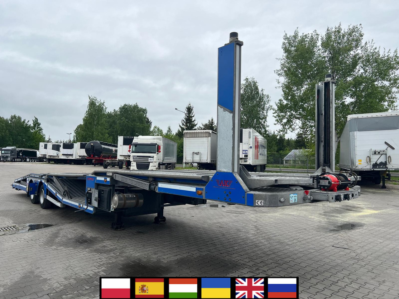 AKSOYLU YR2 autotransporter semi-trailer / 2023 - Náves prepravník áut: obrázok 1 AKSOYLU YR2 autotransporter semi-trailer / 2023 - Náves prepravník áut: obrázok 1