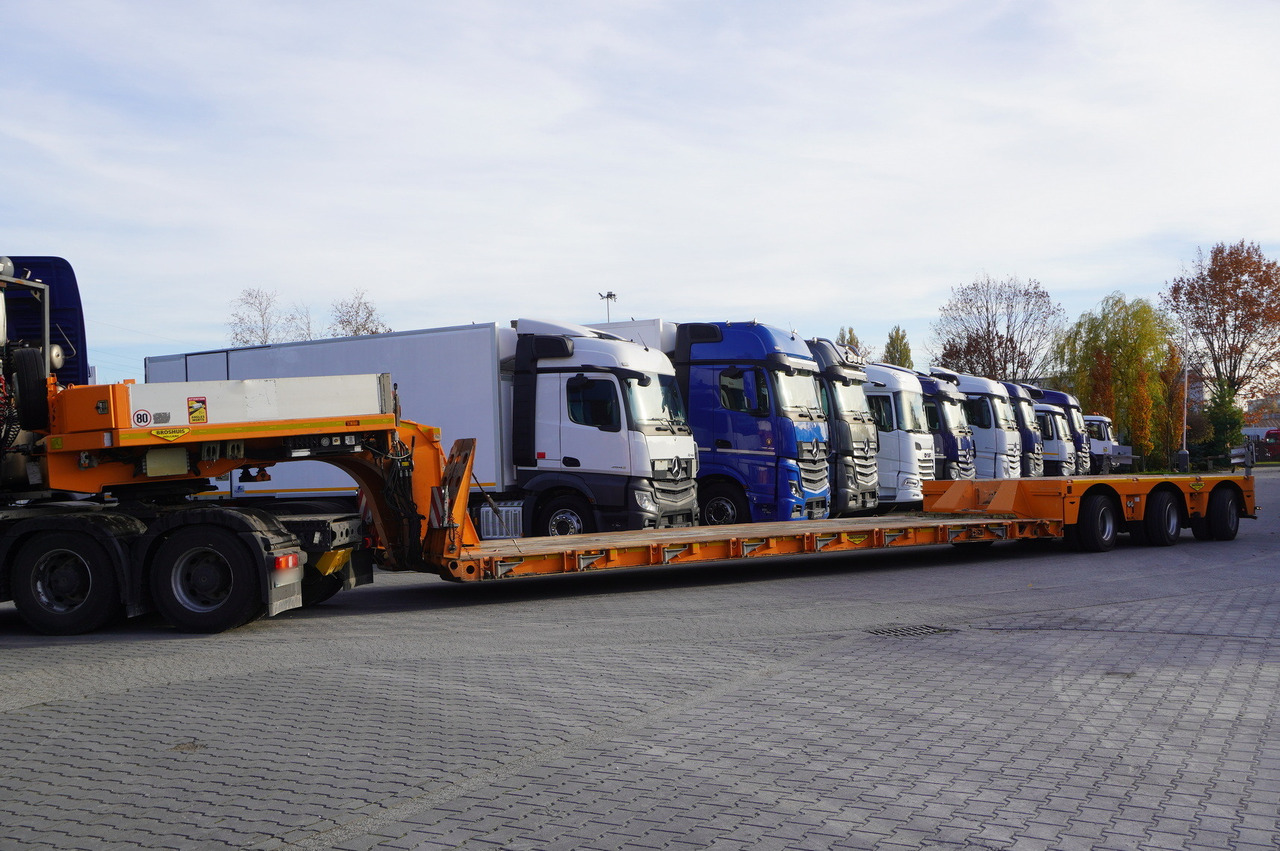 BROSHUIS 3ABD-48 61.0t TiefBet low-loader semi-trailer / 40 tons cap. / 3 steering axles / hydraulic suspension - Náves podvalník: obrázok 3 BROSHUIS 3ABD-48 61.0t TiefBet low-loader semi-trailer / 40 tons cap. / 3 steering axles / hydraulic suspension - Náves podvalník: obrázok 3