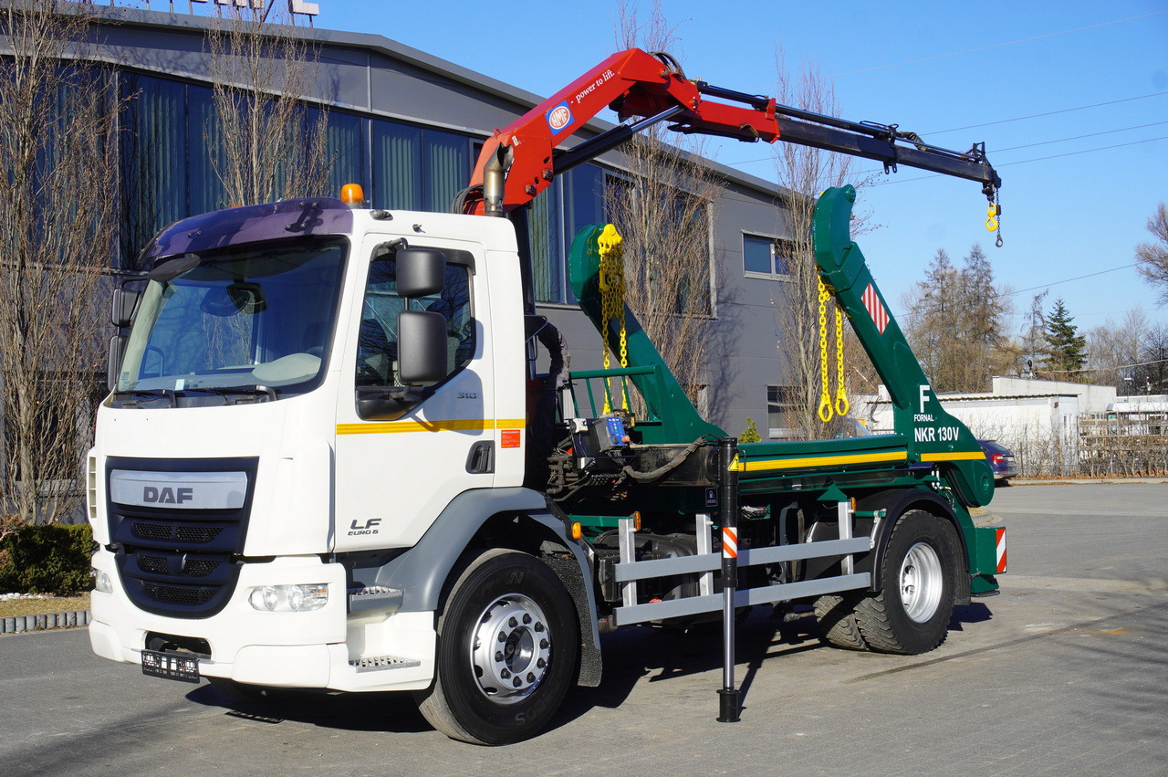 DAF LF 18.310 E6 / Skip loader Fornal NKR 130V / HDS HMF 735 K2 / Manual gearbox - Hákový nosič kontajnerov, Auto s hydraulickou rukou: obrázok 2 DAF LF 18.310 E6 / Skip loader Fornal NKR 130V / HDS HMF 735 K2 / Manual gearbox - Hákový nosič kontajnerov, Auto s hydraulickou rukou: obrázok 2