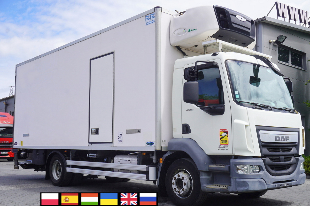 DAF LF 220 / Refrigerator 16 EPAL Multitemp / Carrier Supra 1150 MT / Palfinger 1500 kg - Chladirenské nákladné vozidlo: obrázok 1 DAF LF 220 / Refrigerator 16 EPAL Multitemp / Carrier Supra 1150 MT / Palfinger 1500 kg - Chladirenské nákladné vozidlo: obrázok 1