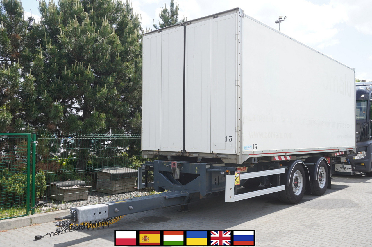 Fruehauf passthrough box trailer 18 EPAL / 2021 / SAF axles - Príves skriňové: obrázok 1 Fruehauf passthrough box trailer 18 EPAL / 2021 / SAF axles - Príves skriňové: obrázok 1