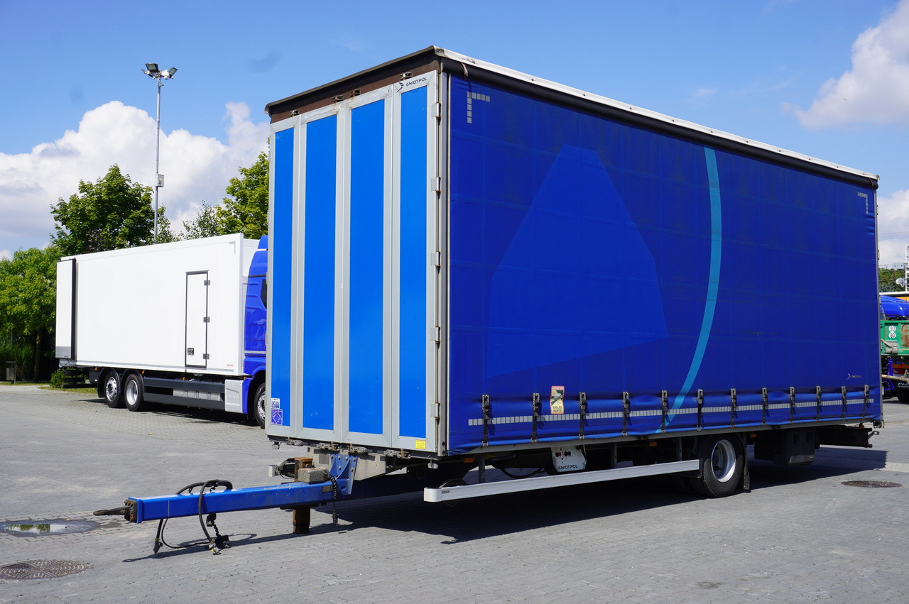 Gniotpol Tandem trailer / 10t / 2018 / 19 pallets - Plachtový príves: obrázok 1 Gniotpol Tandem trailer / 10t / 2018 / 19 pallets - Plachtový príves: obrázok 1