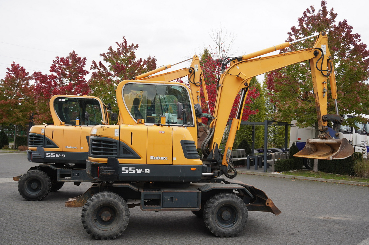 Hyundai Robex 55W-9 Wheeled Excavator 5.5t / 2pcs - Rýpadlo: obrázok 4 Hyundai Robex 55W-9 Wheeled Excavator 5.5t / 2pcs - Rýpadlo: obrázok 4