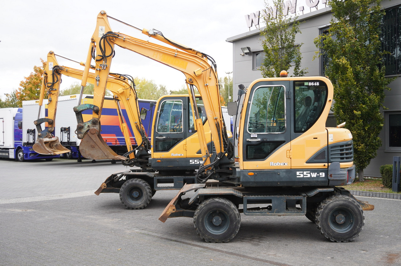 Hyundai Robex 55W-9 Wheeled Excavator 5.5t / 2pcs - Rýpadlo: obrázok 1 Hyundai Robex 55W-9 Wheeled Excavator 5.5t / 2pcs - Rýpadlo: obrázok 1