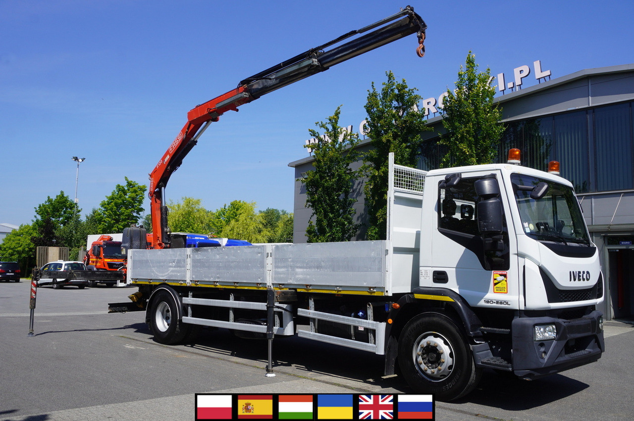 IVECO EUROCARGO 190-280L / FASSI F135A / 8 M / Lift cap. 5580 kg - Auto s hydraulickou rukou: obrázok 1 IVECO EUROCARGO 190-280L / FASSI F135A / 8 M / Lift cap. 5580 kg - Auto s hydraulickou rukou: obrázok 1