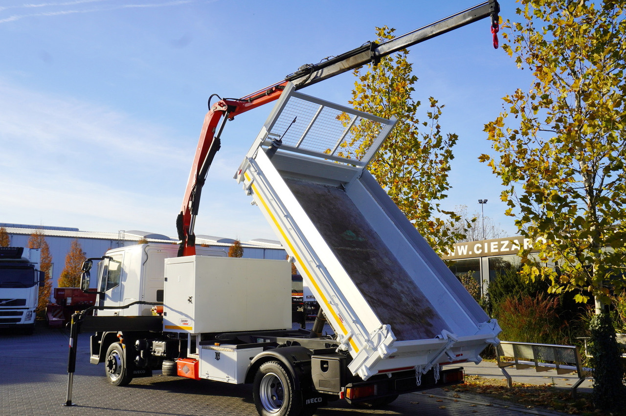 IVECO Eurocargo 120E18 Crane Palfinger / 3-way tipper / sleeper cab - Valníkový/ Plošinový nákladný automobil, Auto s hydraulickou rukou: obrázok 4 IVECO Eurocargo 120E18 Crane Palfinger / 3-way tipper / sleeper cab - Valníkový/ Plošinový nákladný automobil, Auto s hydraulickou rukou: obrázok 4
