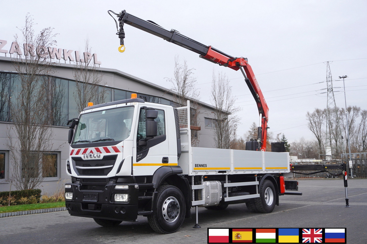 IVECO Stralis X-Way 310 4x2 E6 / Fassi F155 crane / 670 MTH / Remote control / Rotator / 130 tho. km - Valníkový/ Plošinový nákladný automobil, Auto s hydraulickou rukou: obrázok 1 IVECO Stralis X-Way 310 4x2 E6 / Fassi F155 crane / 670 MTH / Remote control / Rotator / 130 tho. km - Valníkový/ Plošinový nákladný automobil, Auto s hydraulickou rukou: obrázok 1