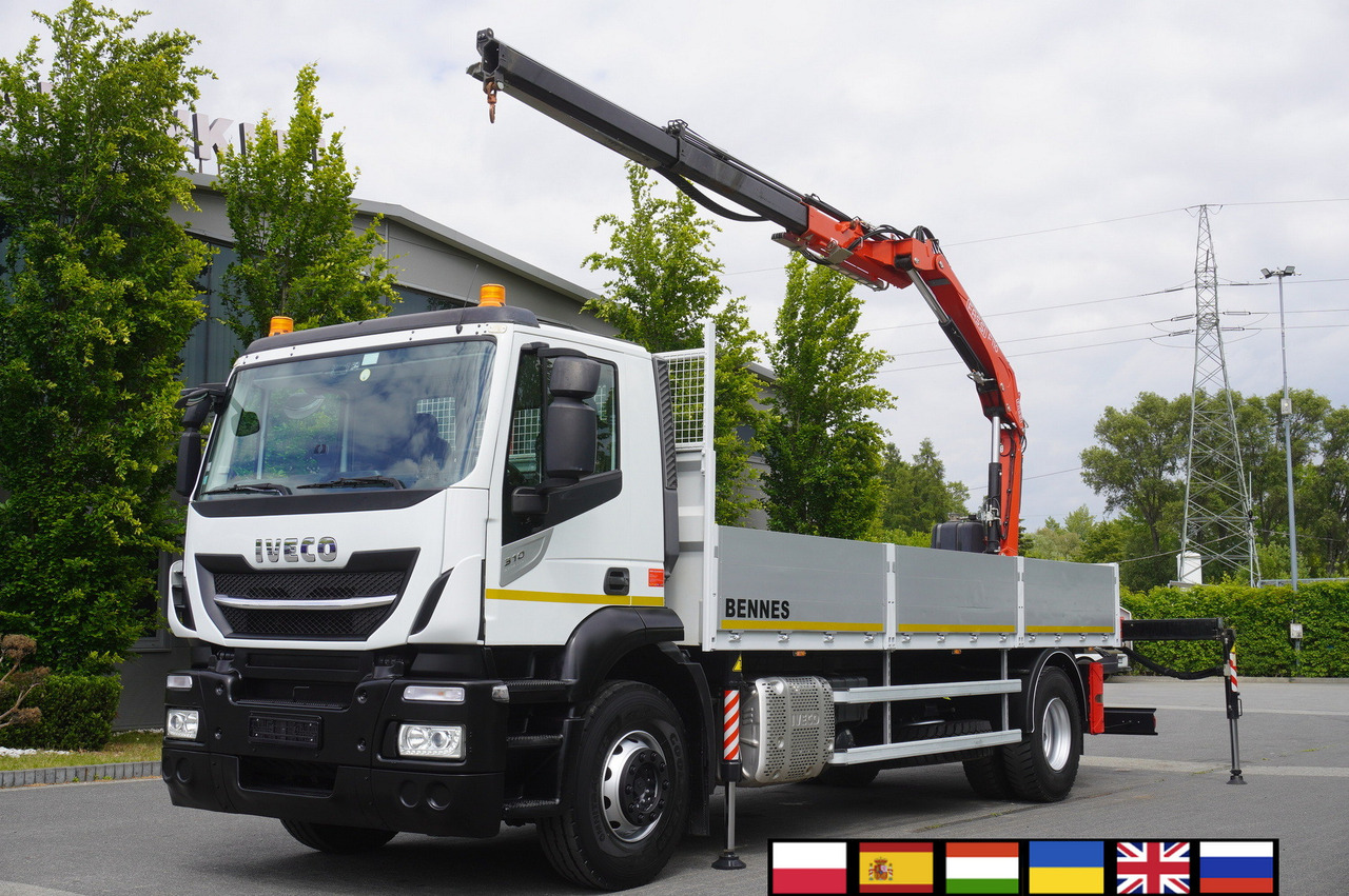 Iveco Stralis 310 / 34 tho km !!! / FASSI 4 Tons 400 MTH! / Flatbed - Auto s hydraulickou rukou, Auto s hydraulickou rukou: obrázok 1 Iveco Stralis 310 / 34 tho km !!! / FASSI 4 Tons 400 MTH! / Flatbed - Auto s hydraulickou rukou, Auto s hydraulickou rukou: obrázok 1